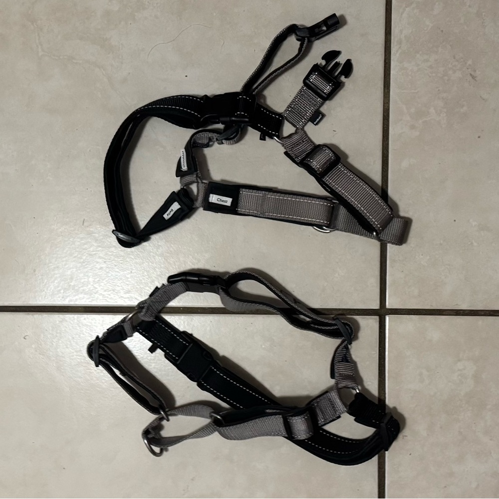 2 PetSafe Easy Walk Dog Harnesses- No Pull Dog Harness Large
